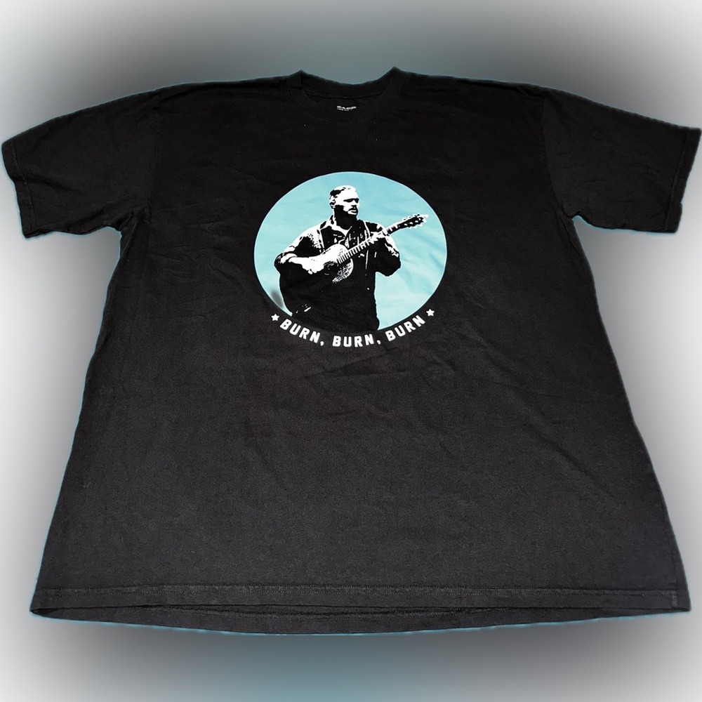Zach Bryan Blur Dot BURN BURN BURN Official 2023 Tour Tee